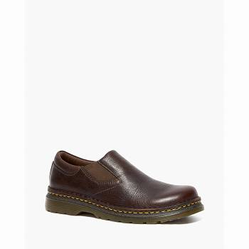 Dr Martens Orson Kožené - Hnede Slip On Panske, D145SK